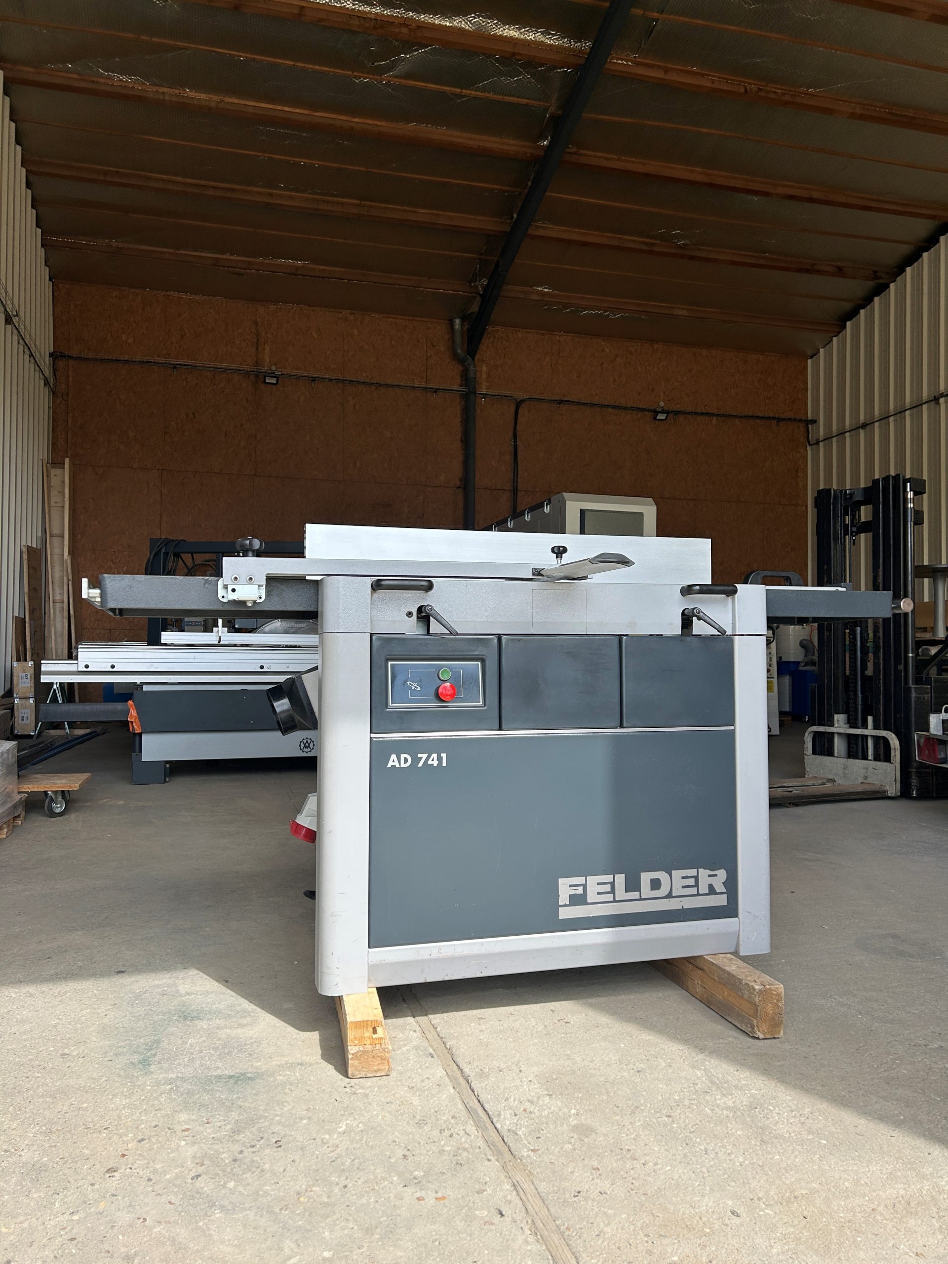 Dégauchisseuse Raboteuse Felder AD 741 – 2014 – Excellent état 